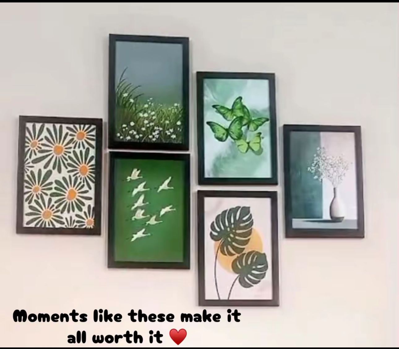 Custom Green Gallery Wall Frame Set - Image 3
