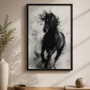 Power in Motion Running Horse