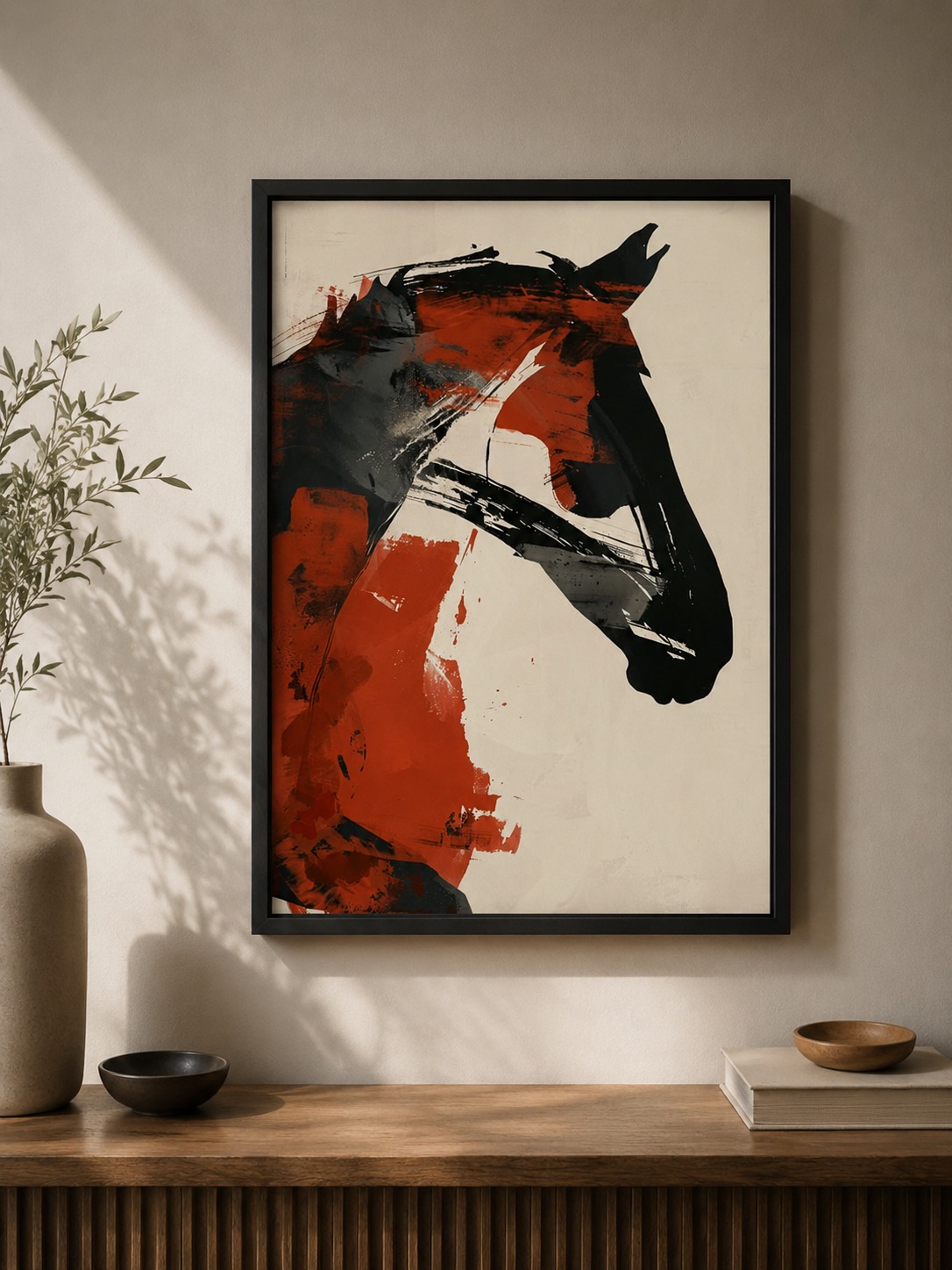 A Symbol of Quiet Power | Abstract Horse Art