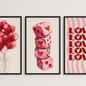 Love Trio Wall Art Set