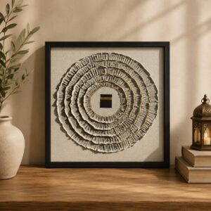 Kaaba Abstract Texture Wall Art