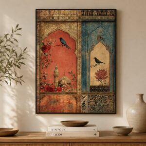 Vintage Mughal Heritage Wall Art
